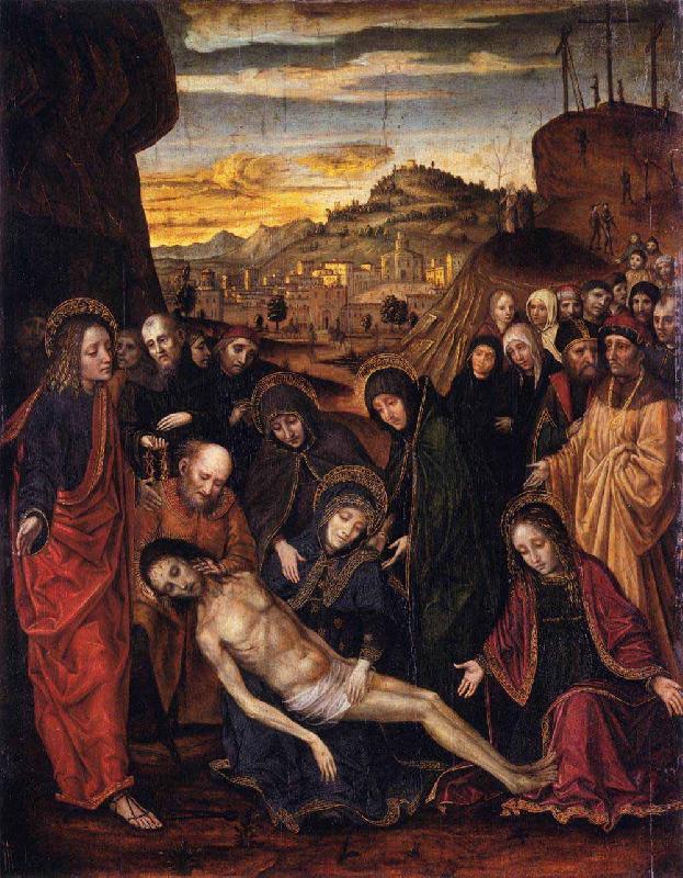 BORGOGNONE, Ambrogio Lamentation of Christ Germany oil painting art